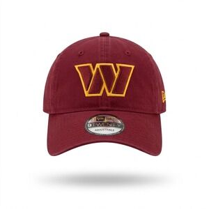 New Era Washington Commanders Hat Mens OSFM Burgundy NEW 9TWENTY Adjustable Cap